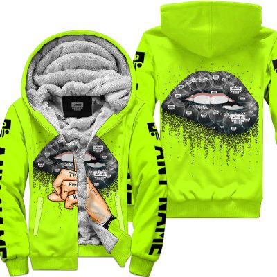 Shut The Fnck Up – Jeep – Neon - Fleece Zip Hoodie