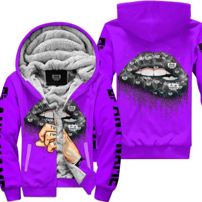 Shut The Fnck Up – Jeep – Purple - Fleece Zip Hoodie