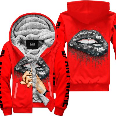 Shut The Fnck Up – Jeep – Red - Fleece Zip Hoodie