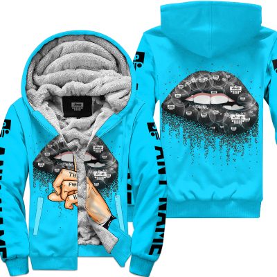 Shut The Fnck Up – Jeep – Sky Blue - Fleece Zip Hoodie