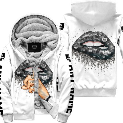 Shut The Fnck Up – Jeep – White - Fleece Zip Hoodie
