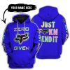 ZERO FOX GIVEN – JUST FCKN SEND IT – FOX RACING – BLUE