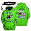 ZERO FOX GIVEN – JUST FCKN SEND IT – FOX RACING – GREEN