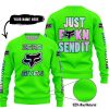 ZERO FOX GIVEN – JUST FCKN SEND IT – FOX RACING – GREEN - SWEATER UGLY