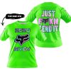 ZERO FOX GIVEN – JUST FCKN SEND IT – FOX RACING – GREEN - T-SHIRT
