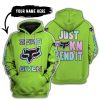 ZERO FOX GIVEN – JUST FCKN SEND IT – FOX RACING – GREEN 1