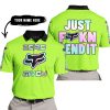 ZERO FOX GIVEN – JUST FCKN SEND IT – FOX RACING – GREEN 1 - POLO SHIRT