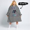 ZERO FOX GIVEN – JUST FCKN SEND IT – FOX RACING – GREY - OODIE BLANKET HOODIE