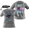 ZERO FOX GIVEN – JUST FCKN SEND IT – FOX RACING – GREY - T-SHIRT