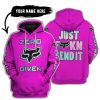 ZERO FOX GIVEN – JUST FCKN SEND IT – FOX RACING – PINK