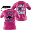 ZERO FOX GIVEN – JUST FCKN SEND IT – FOX RACING – PINK 1 - T-SHIRT