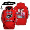 ZERO FOX GIVEN – JUST FCKN SEND IT – FOX RACING – RED