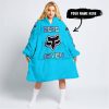 ZERO FOX GIVEN – JUST FCKN SEND IT – FOX RACING – SKY BLUE - OODIE BLANKET HOODIE
