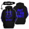 ZERO FOX GIVEN – JUST FCKN SEND IT – FOX RACING – BLACK BLUE