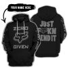 ZERO FOX GIVEN – JUST FCKN SEND IT – FOX RACING – BLACK GREY