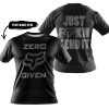 ZERO FOX GIVEN – JUST FCKN SEND IT – FOX RACING – BLACK GREY - T-SHIRT