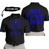 ZERO FOX GIVEN – JUST FCKN SEND IT – FOX RACING – BLACK NAVY - POLO SHIRT