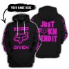 ZERO FOX GIVEN – JUST FCKN SEND IT – FOX RACING – BLACK PINK