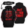 ZERO FOX GIVEN – JUST FCKN SEND IT – FOX RACING – BLACK RED