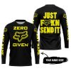 ZERO FOX GIVEN – JUST FCKN SEND IT – FOX RACING – BLACK YELLOW - JERSEY