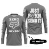 ZERO FOX GIVEN – JUST FCKN SEND IT – FOX RACING – GREY V1 - JERSEY