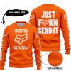 ZERO FOX GIVEN – JUST FCKN SEND IT – FOX RACING – ORANGE V1 - SWEATER UGLY