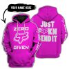 ZERO FOX GIVEN – JUST FCKN SEND IT – FOX RACING – PINK V1