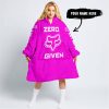 ZERO FOX GIVEN – JUST FCKN SEND IT – FOX RACING – PINK V1 - OODIE BLANKET HOODIE