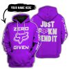 ZERO FOX GIVEN – JUST FCKN SEND IT – FOX RACING – PURPLE V1