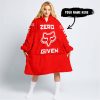 ZERO FOX GIVEN – JUST FCKN SEND IT – FOX RACING – RED V1 - OODIE BLANKET HOODIE