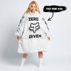 ZERO FOX GIVEN – JUST FCKN SEND IT – FOX RACING – WHITE V1 - OODIE BLANKET HOODIE