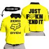 ZERO FOX GIVEN – JUST FCKN SEND IT – FOX RACING – YELLOW V1 - POLO SHIRT