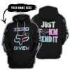 ZERO FOX GIVEN – JUST FCKN SEND IT – FOX RACING GIRL – BLACK
