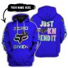 ZERO FOX GIVEN – JUST FCKN SEND IT – FOX RACING GIRL – BLUE