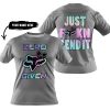 ZERO FOX GIVEN – JUST FCKN SEND IT – FOX RACING GIRL – GREY - T-SHIRT