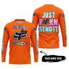 ZERO FOX GIVEN – JUST FCKN SEND IT – FOX RACING GIRL – ORANGE - JERSEY