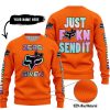 ZERO FOX GIVEN – JUST FCKN SEND IT – FOX RACING GIRL – ORANGE - SWEATER UGLY