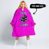 ZERO FOX GIVEN – JUST FCKN SEND IT – FOX RACING GIRL – PINK - OODIE BLANKET HOODIE