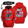 ZERO FOX GIVEN – JUST FCKN SEND IT – FOX RACING GIRL – RED