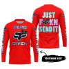 ZERO FOX GIVEN – JUST FCKN SEND IT – FOX RACING GIRL – RED - JERSEY