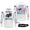 ZERO FOX GIVEN – JUST FCKN SEND IT – FOX RACING GIRL – WHITE - JERSEY
