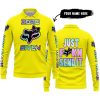 ZERO FOX GIVEN – JUST FCKN SEND IT – FOX RACING GIRL – YELLOW - LONG SLEEVE POLO SHIRT