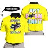 ZERO FOX GIVEN – JUST FCKN SEND IT – FOX RACING GIRL – YELLOW - POLO SHIRT