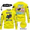 ZERO FOX GIVEN – JUST FCKN SEND IT – FOX RACING GIRL – YELLOW - SWEATER UGLY