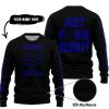 ZERO FOX GIVEN – JUST FCKN SEND IT – FOX RACING GIRL – BLACK NAVY - SWEATER UGLY