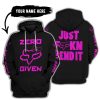 ZERO FOX GIVEN – JUST FCKN SEND IT – FOX RACING GIRL – BLACK PINK