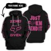 ZERO FOX GIVEN – JUST FCKN SEND IT – FOX RACING GIRL – BLACK PINK 1