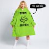 ZERO FOX GIVEN – JUST FCKN SEND IT – FOX RACING GIRL – GREEN 1 V1 - OODIE BLANKET HOODIE