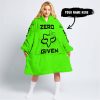 ZERO FOX GIVEN – JUST FCKN SEND IT – FOX RACING GIRL – GREEN V1 - OODIE BLANKET HOODIE