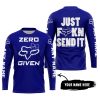 ZERO FOX GIVEN – JUST FCKN SEND IT – FOX RACING GIRL – NAVY V1 - JERSEY